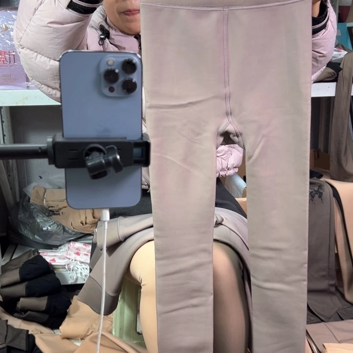 300克灰透肤连脚加绒