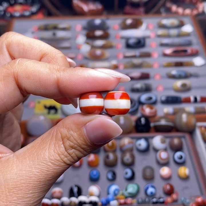 老***炮玛瑙/玉髓未镶嵌颈饰