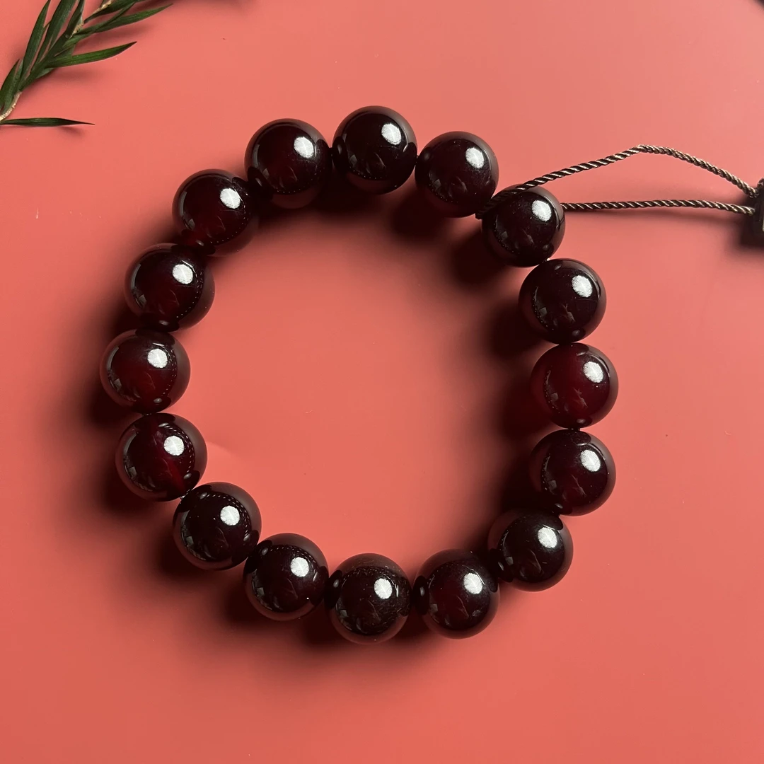 清糖球玛瑙手串（深）9128