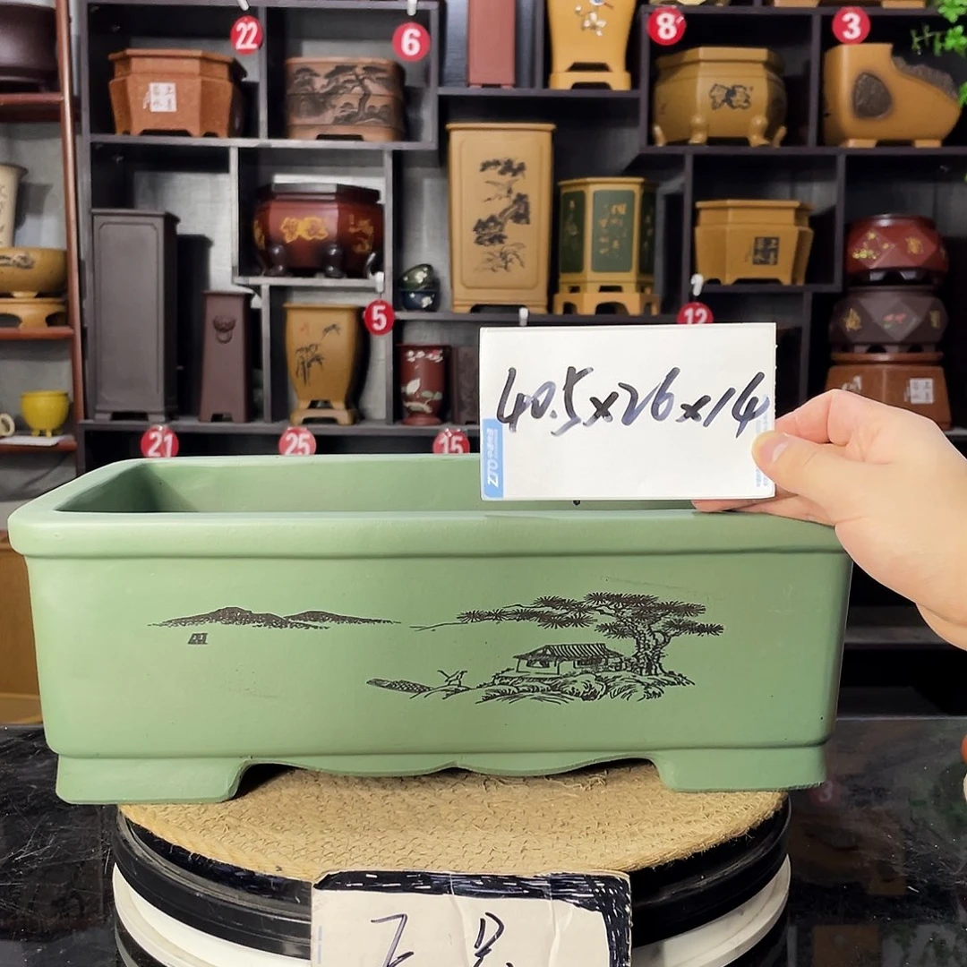 D-盆尚好紫砂花盆