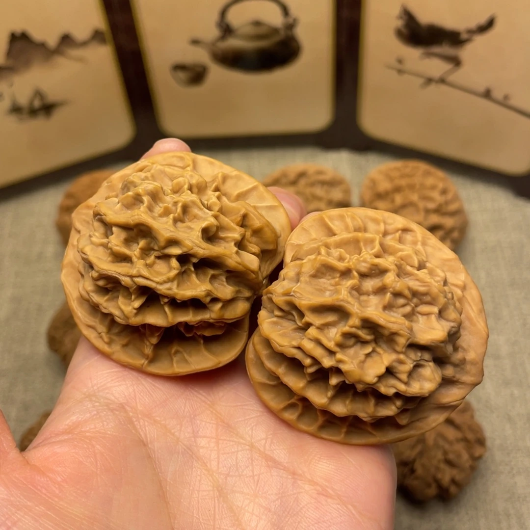 不***泪文玩核桃把件秦岭核桃27号