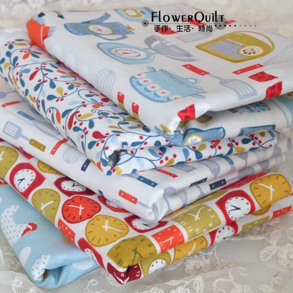 清仓美国进口印花布组---快乐的厨房时间