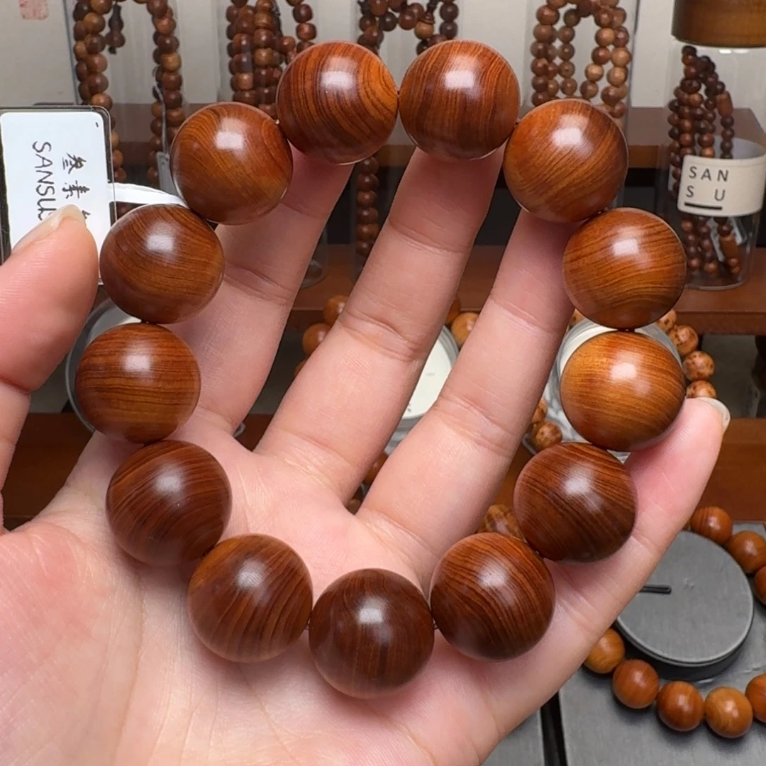 柏木（崖柏）手串/手链1.8精品黑油