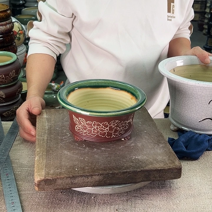 可***4泳坤堂石湾盆陶瓷