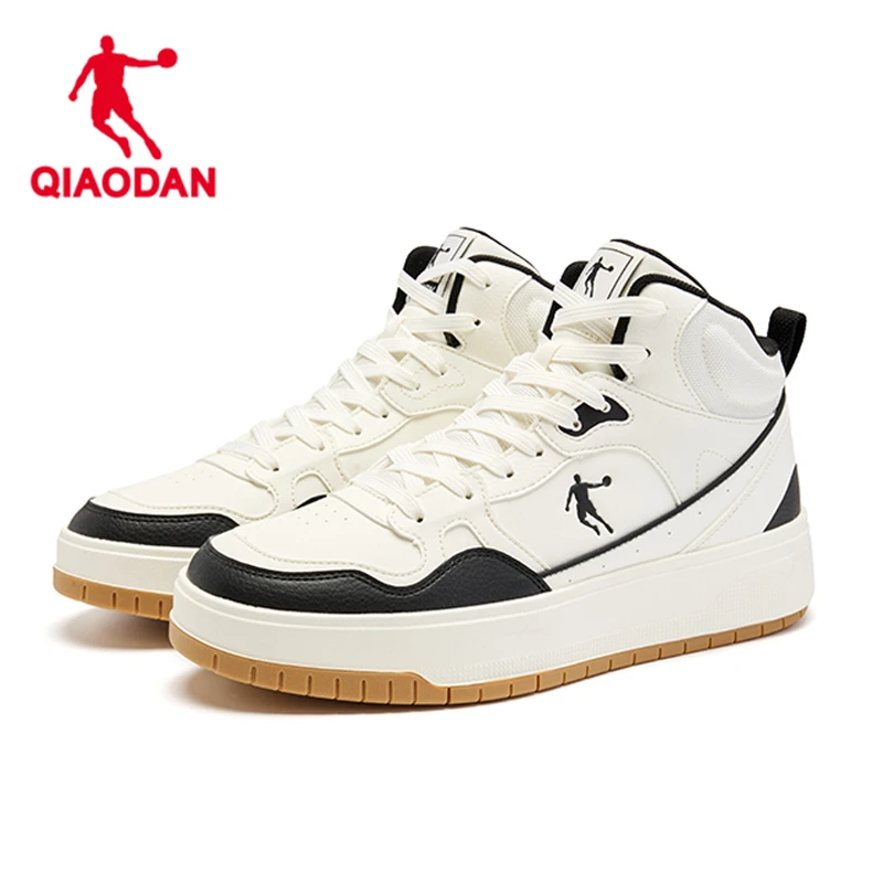 【乔丹-暖航】25秋冬新款保暖防滑防水时尚潮流高帮革面板鞋
