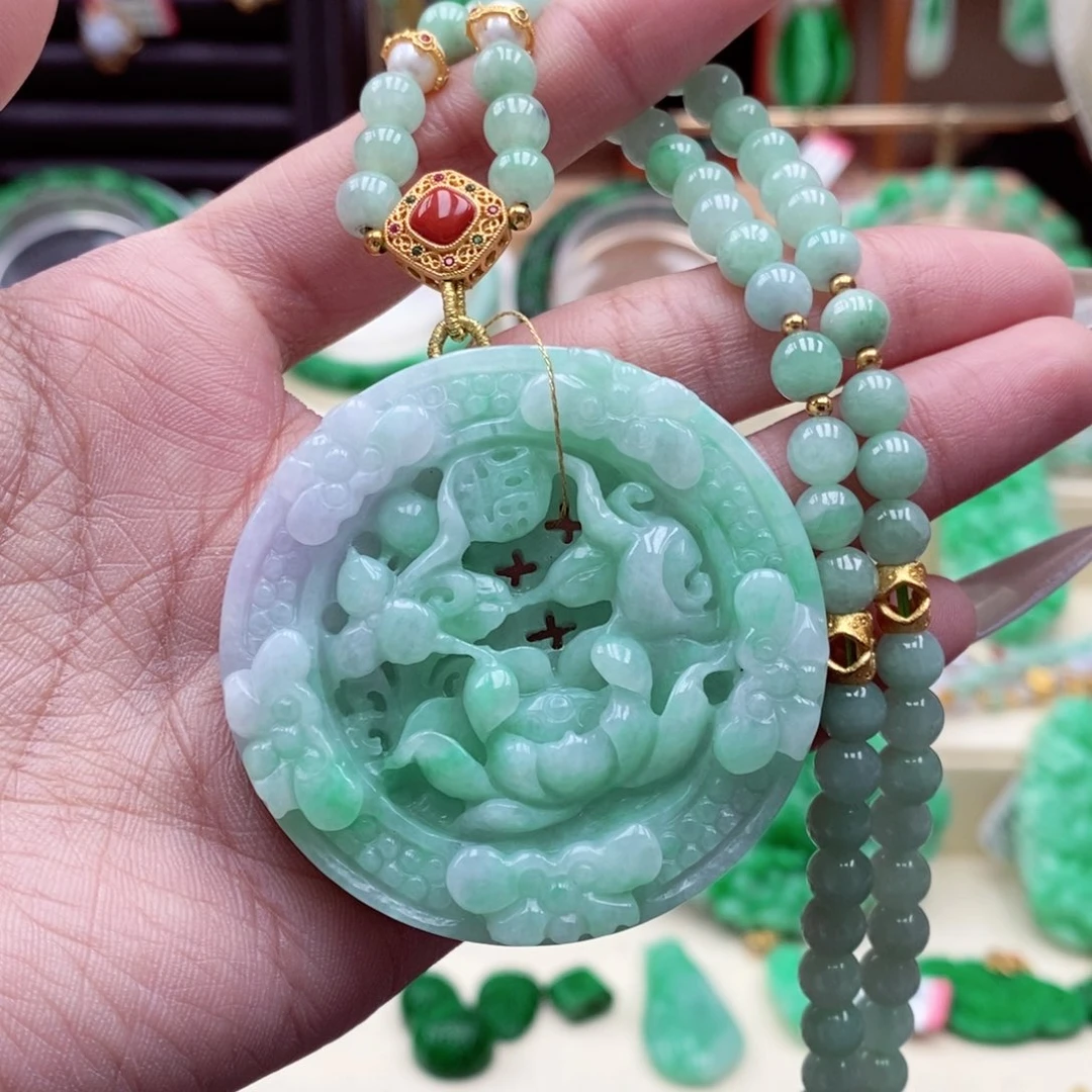 颈饰未镶嵌翡翠翡翠吊坠