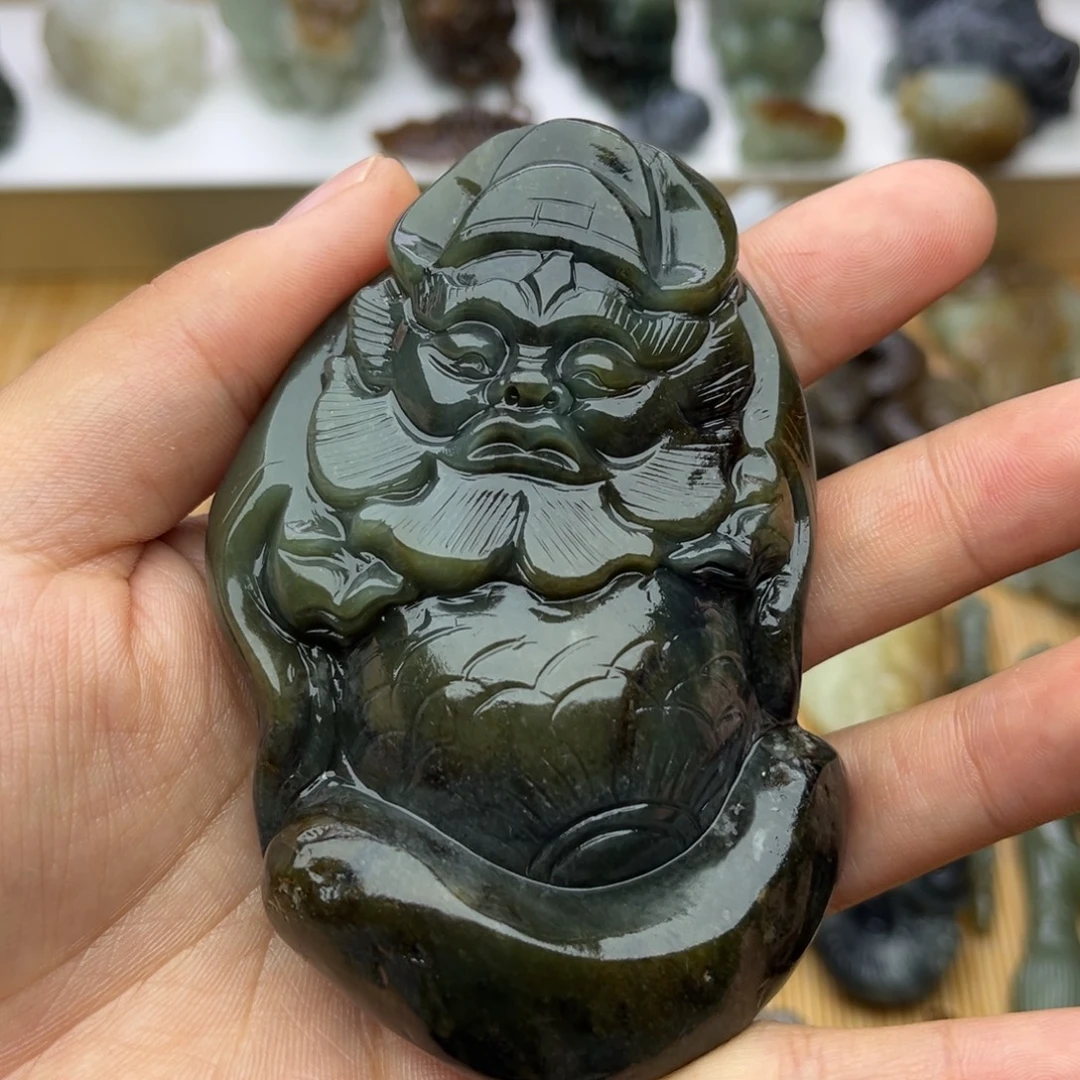 和田玉未镶嵌摆件