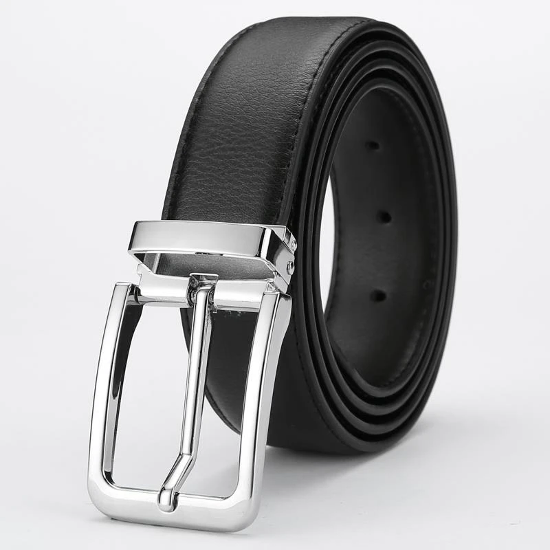 【Npkp&Victorit官方】男士针扣皮带3.5cm宽时尚青年休闲牛仔针孔