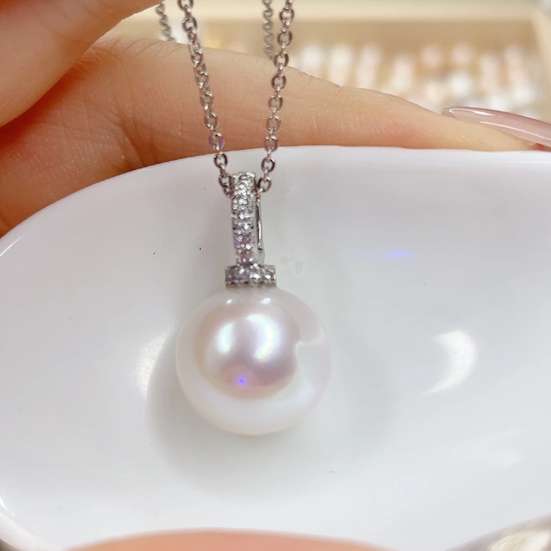 淡水珍珠未镶嵌吊坠(赠链)