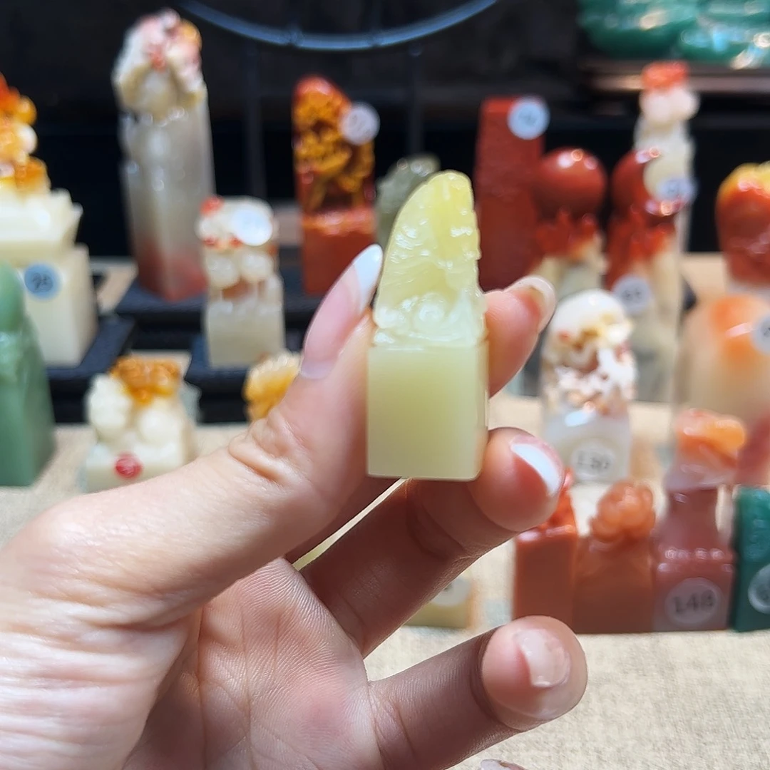 石材寿山石印章1