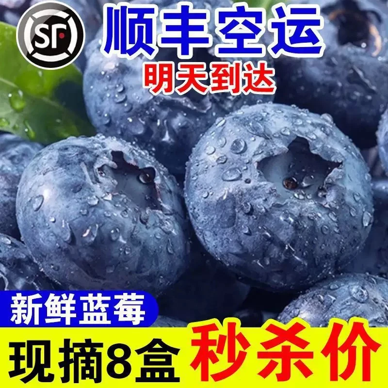 云南高山花香蓝莓2斤（15mm-22mm）新鲜云南省