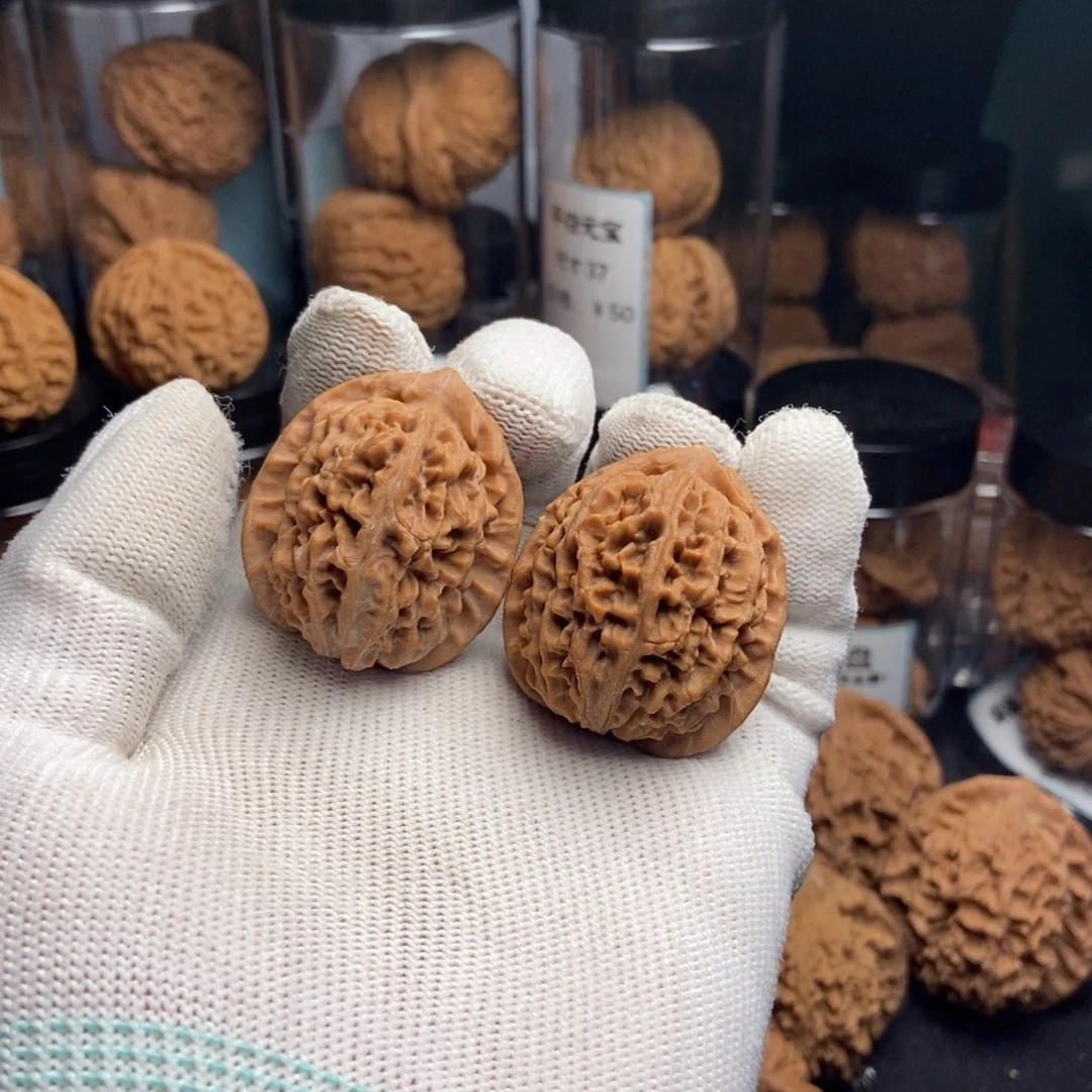 文玩核桃吊坠荔枝纹34全品