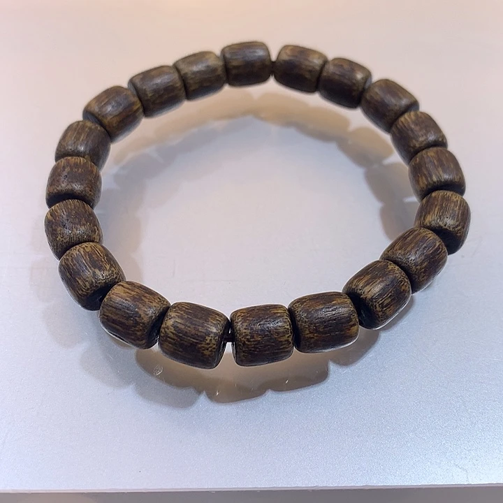 非金属无单圈桶珠手串1