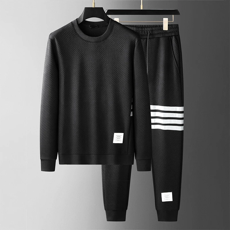 JOZDICE/纪治迪哲运动套装秋季港风高级轻奢干爽亲肤运动服套装男