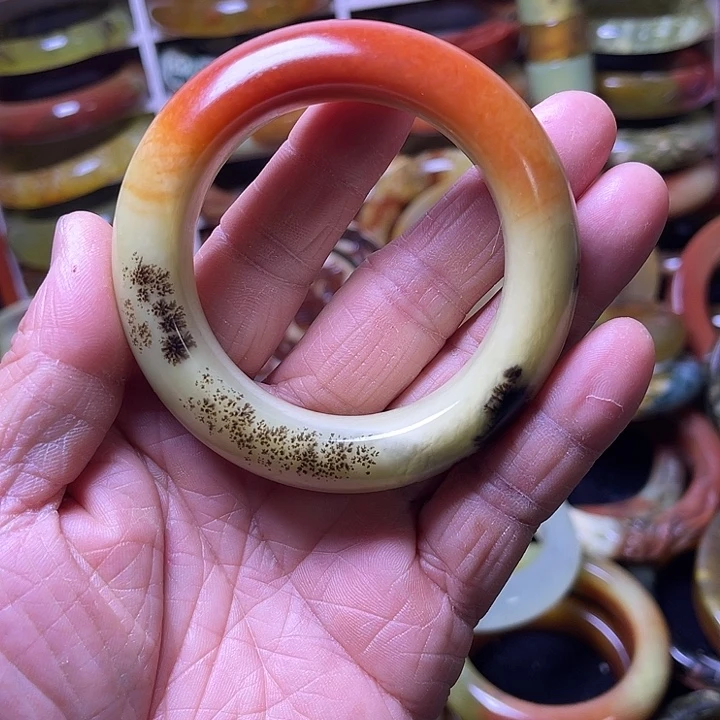 蛇纹石玉合金手镯