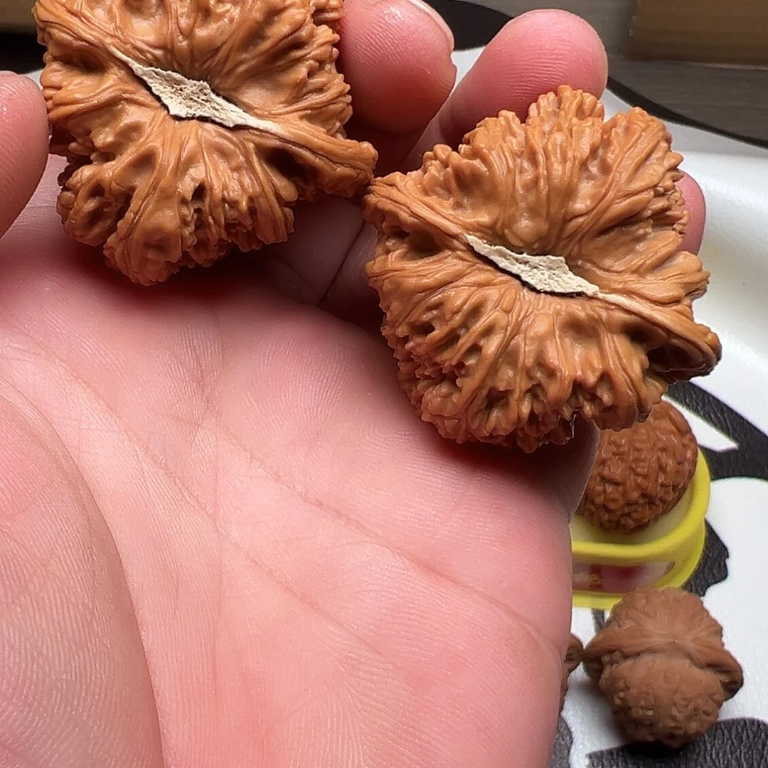 顾***岩文玩核桃吊坠密纹45