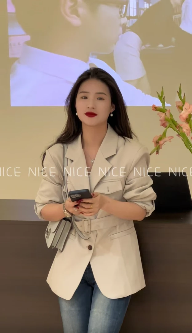 NICE【为质感买单】收腰小众西装外套显瘦气质