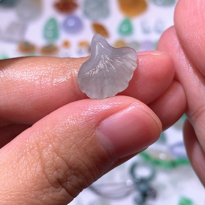 未镶嵌定制翡翠银杏叶