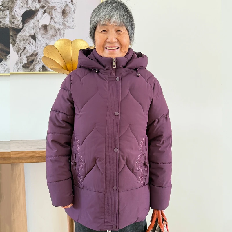 奶奶冬装国风保暖棉服2025新款外套中老年妈妈装气质时尚棉衣