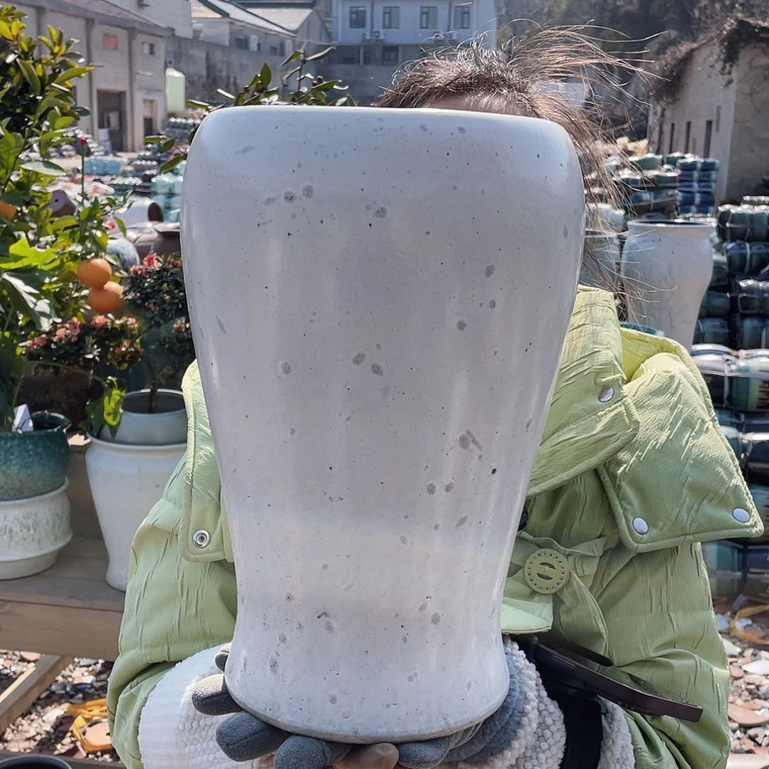 红陶王嫂花盆0210-257