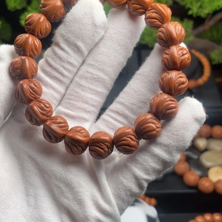 哏***袁吊坠桃核精品单圈