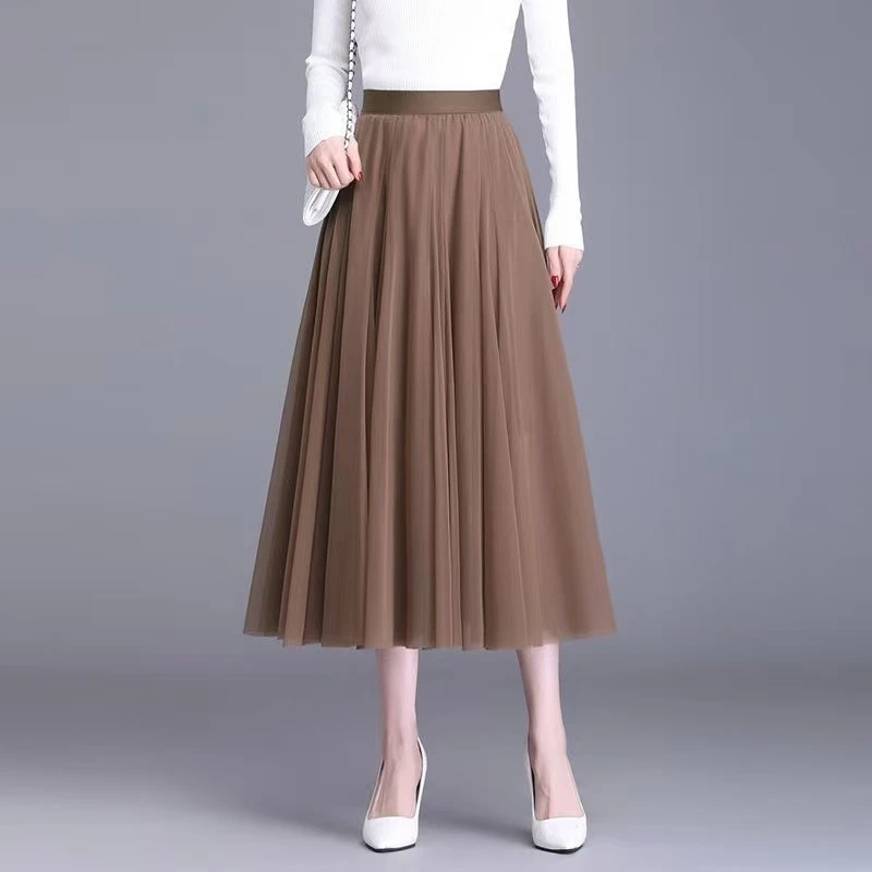 912纱裙春夏爆款半身裙长裙