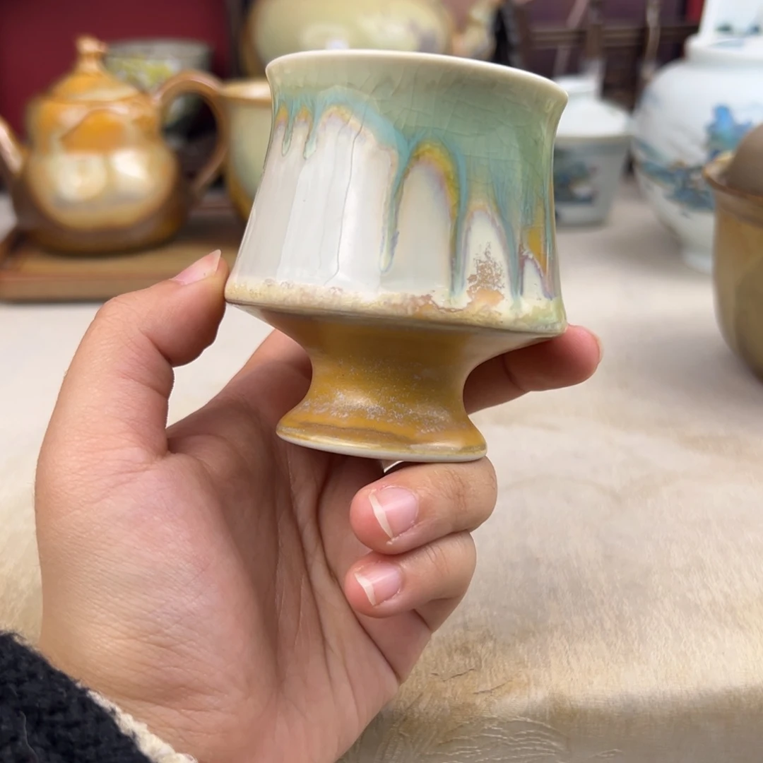 杯纯手工柴烧主人杯