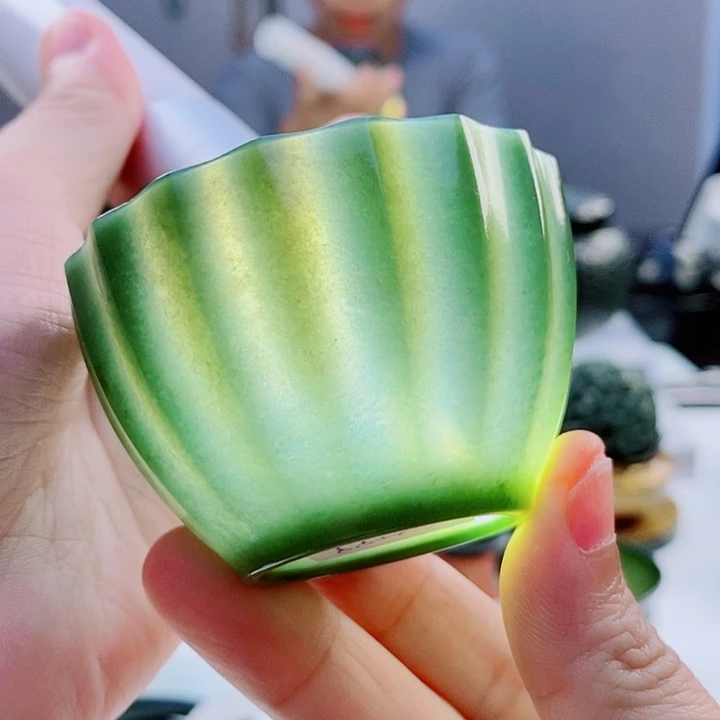 未镶嵌和田玉（青玉）把件微瑕