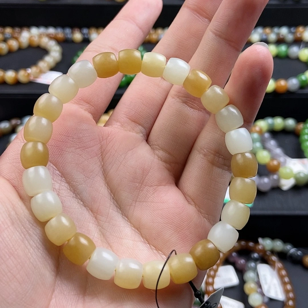 和田玉未镶嵌手链