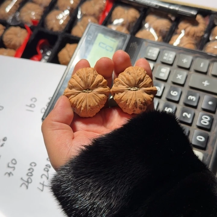 把件文玩核桃532号全品南瓜墩42mm