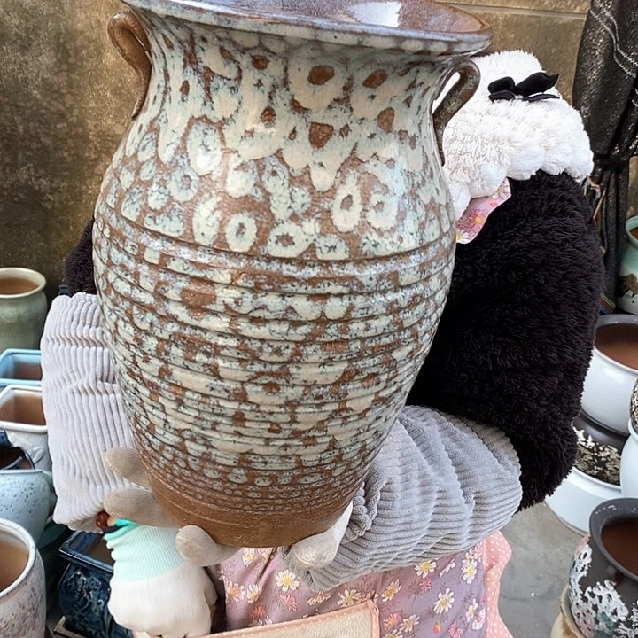 紫砂花盆正品口20高32