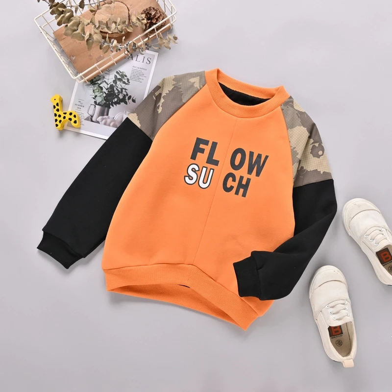 【优子壹家上新】25冬季儿童洋气长袖套头针织圆领加厚夹T恤141101