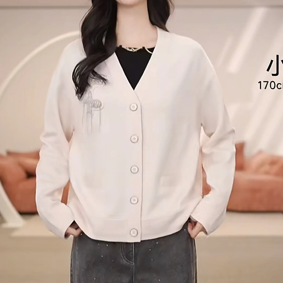 limil/丽米儿25秋季新款高级感百搭气质设计针织开衫948006