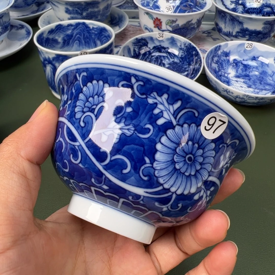 景德镇纯手工纯手绘茶具木木97