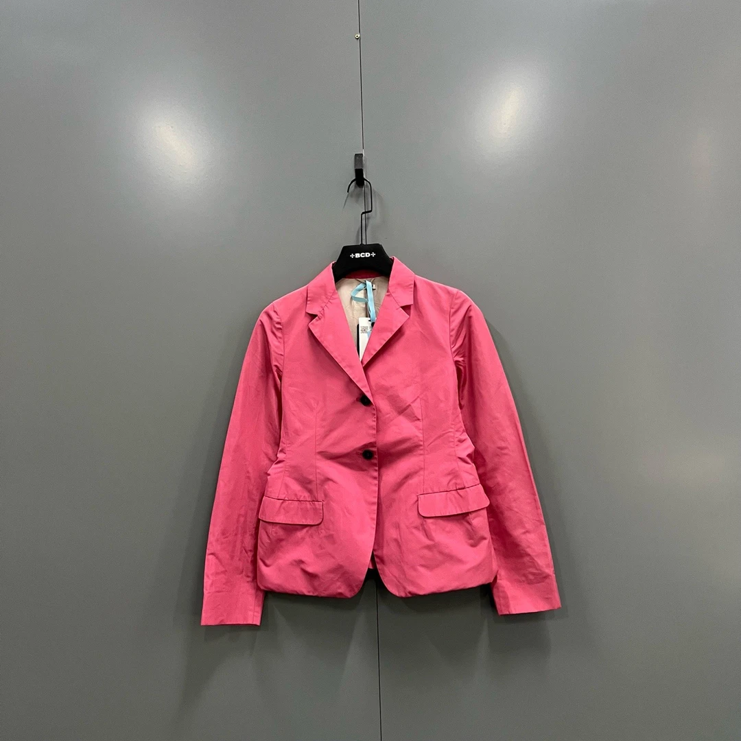 95新 MIU MIU/缪缪 (zz9)缪缪 粉色休闲西服外套 40码/fg205891