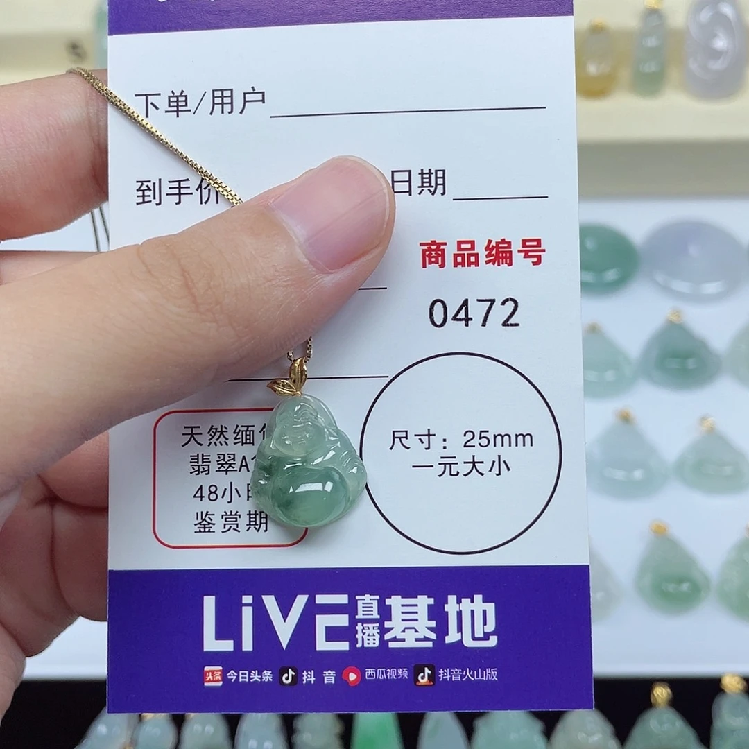 c***琪翡翠未镶嵌颈饰翡翠
