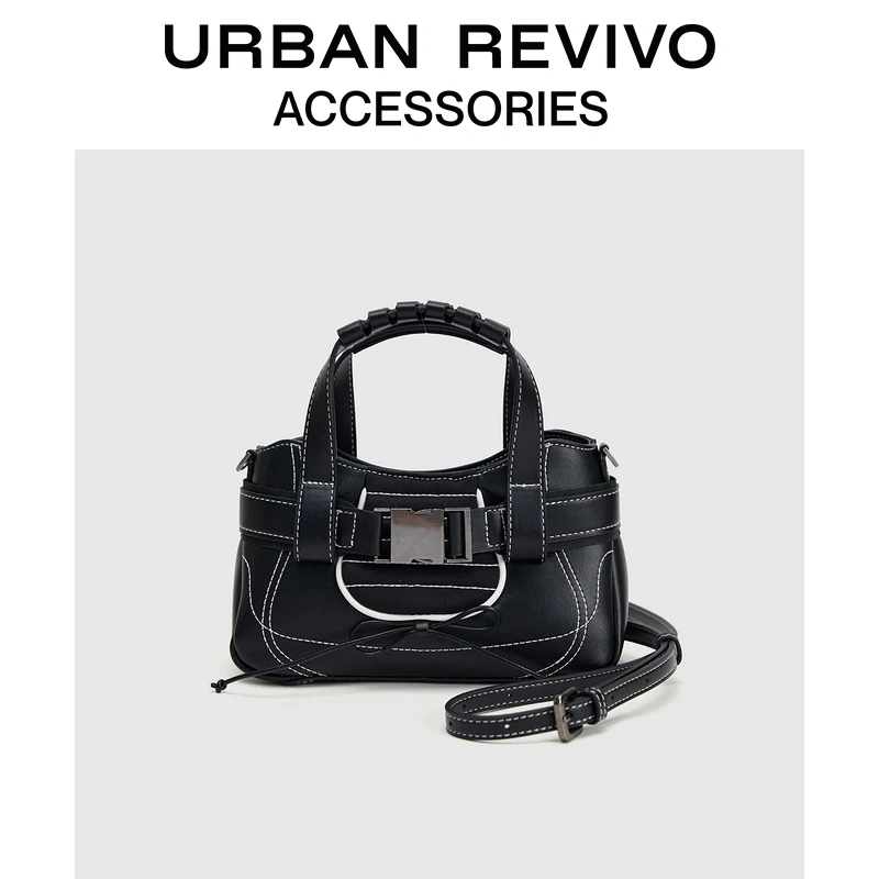 URBAN REVIVO2025秋季新款女搏击运动风手提斜挎包UAYB50069