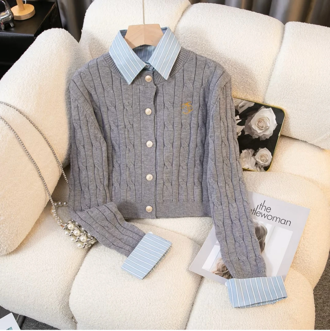 ｛29-55｝贵气千金毛衣外套