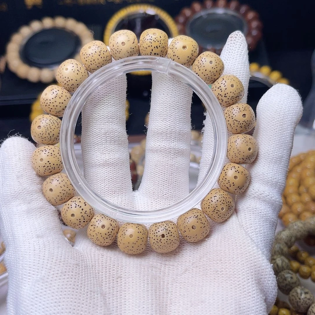 星月菩提手串12/11牛毛星鸡油黄