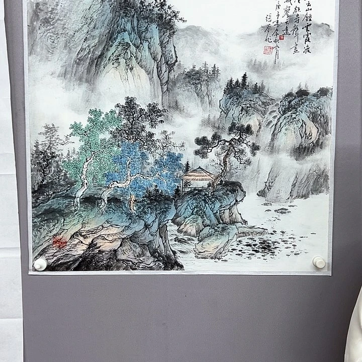 国画中美老师手绘国画作品