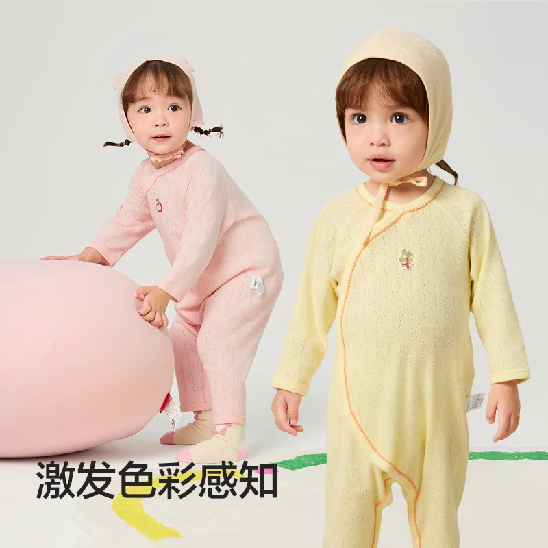 巴拉巴拉婴儿衣服宝宝全棉连体衣睡衣新生儿包屁哈衣爬服2025新款