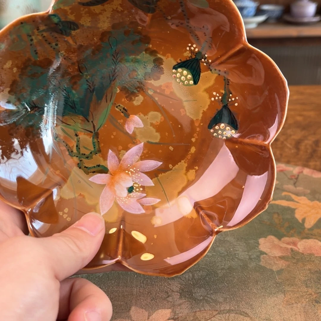 杯柴烧手工手绘陶瓷