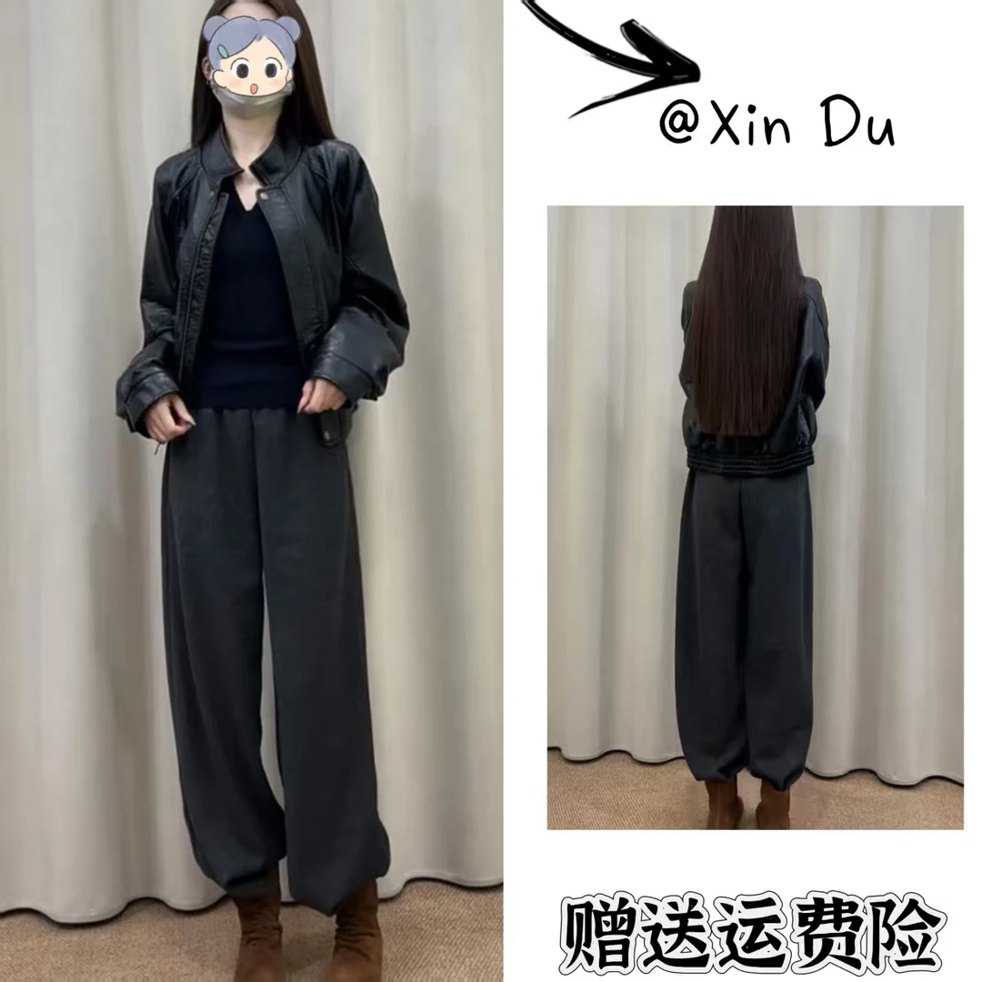 2025秋季新款时尚显瘦气质女士网红洋气两件套百搭款D23460