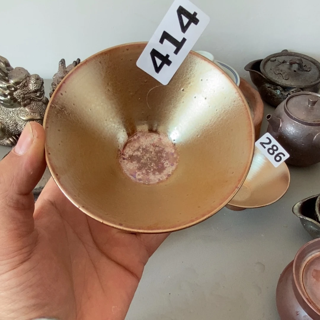 柴烧茶具陶瓷杯子