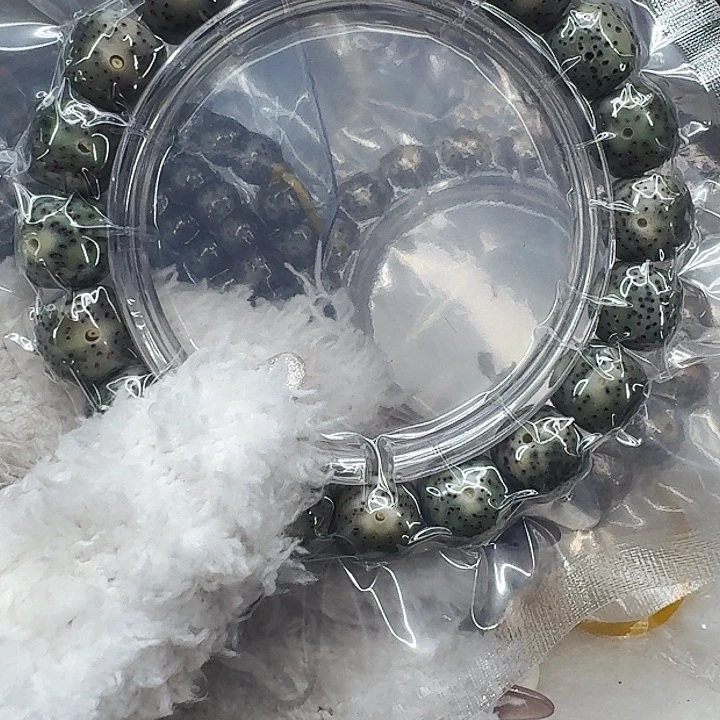 星月菩提手串426高端满绿星月菩提12桶单圈