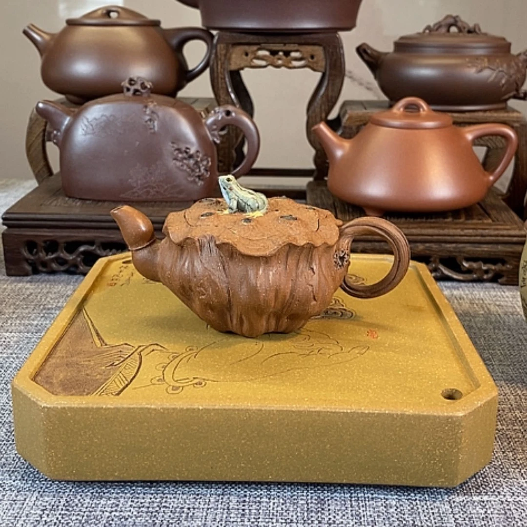 【闪购商品】茶壶紫砂快**头宜兴紫砂壶收藏
