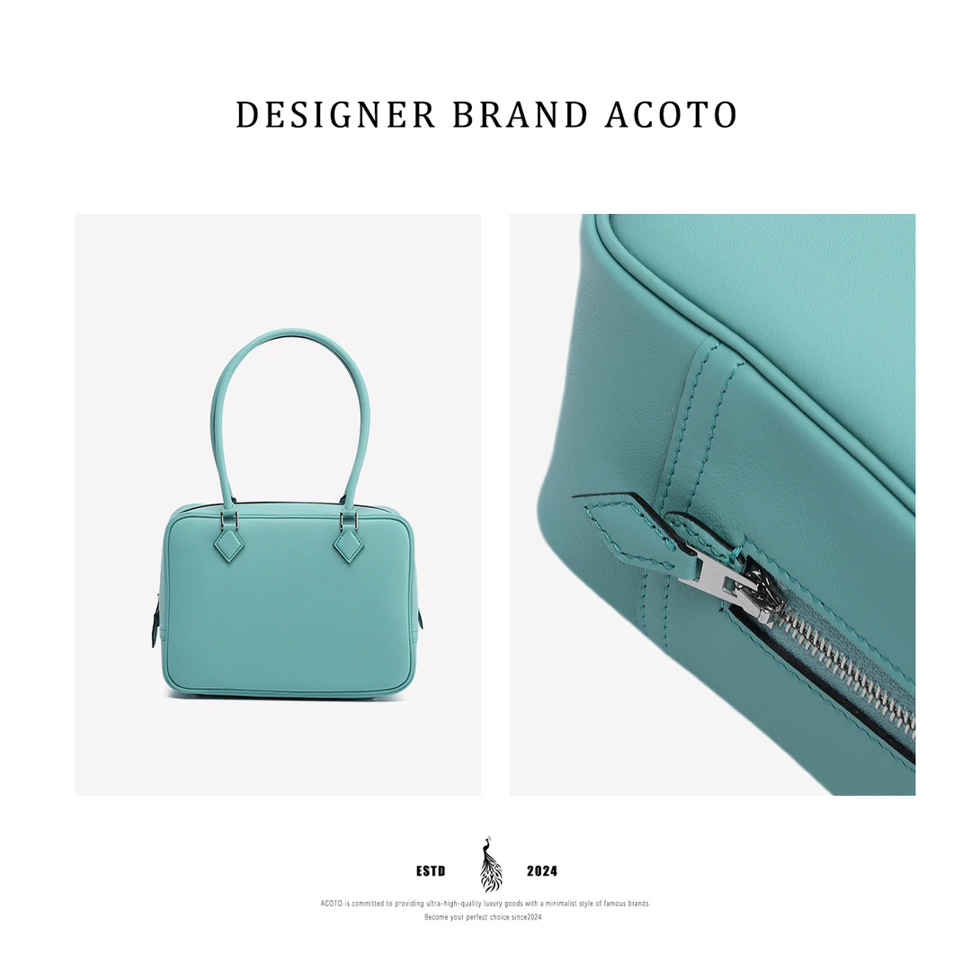 Acoto&老玛时尚百搭单肩斜挎手提羽毛包A13