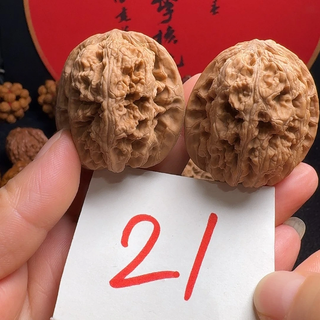 用***0文玩核桃把件40将军膀