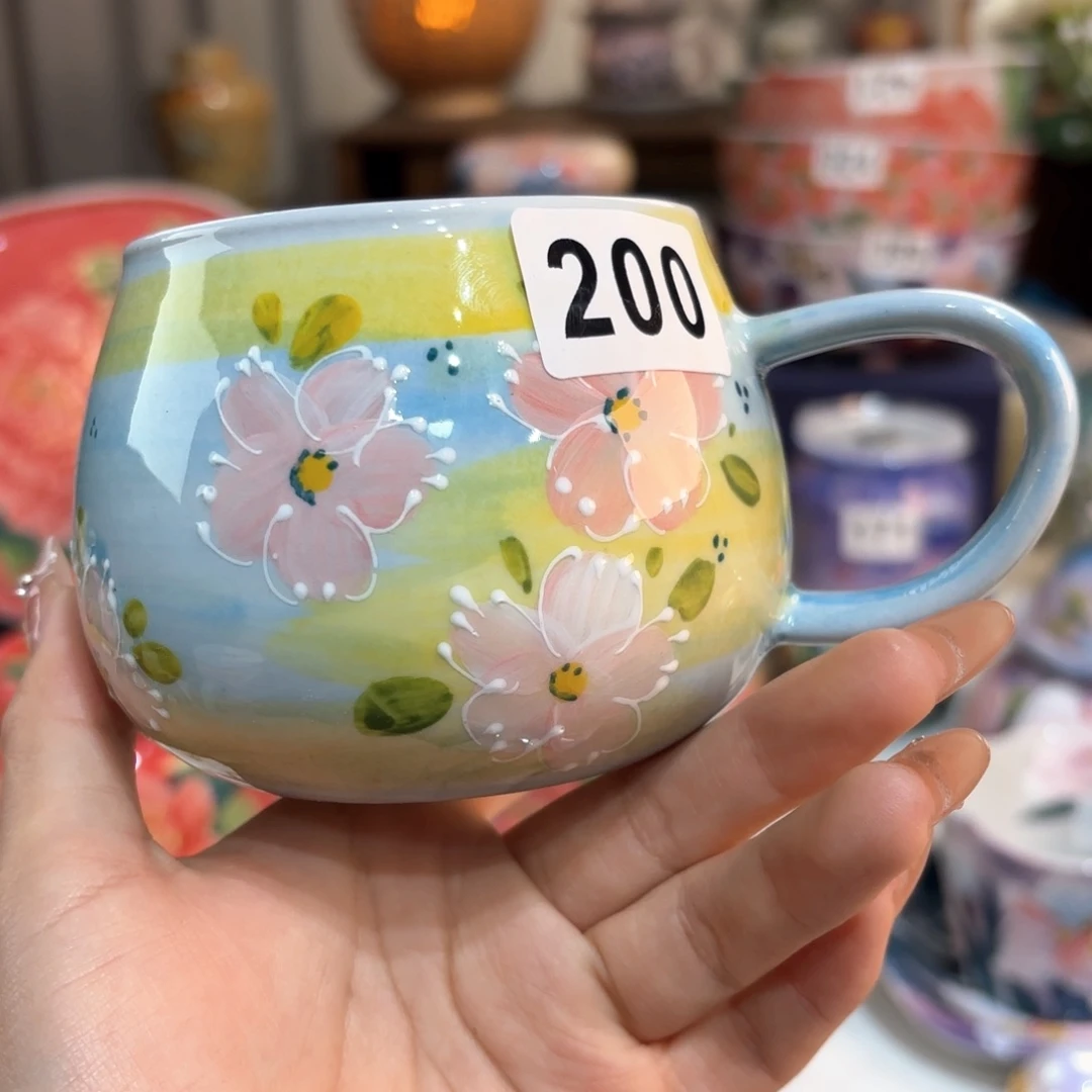 景德镇手绘高温釉下彩陶瓷茶具