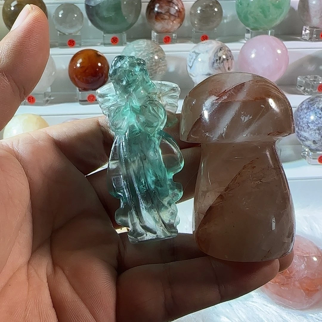 醒***炘紫晶珠宝半成品未镶嵌